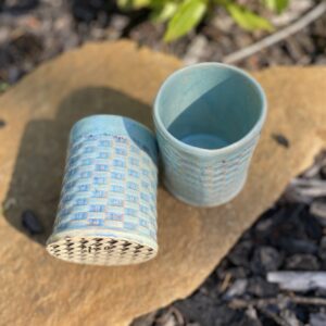 Basketweave Cups